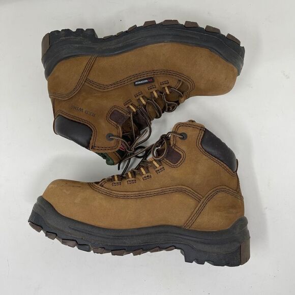 Red Wing Women's King Toe Safety Ankle Outdoor Boots Brown Waterproof US 6.5 - Picture 5 of 9